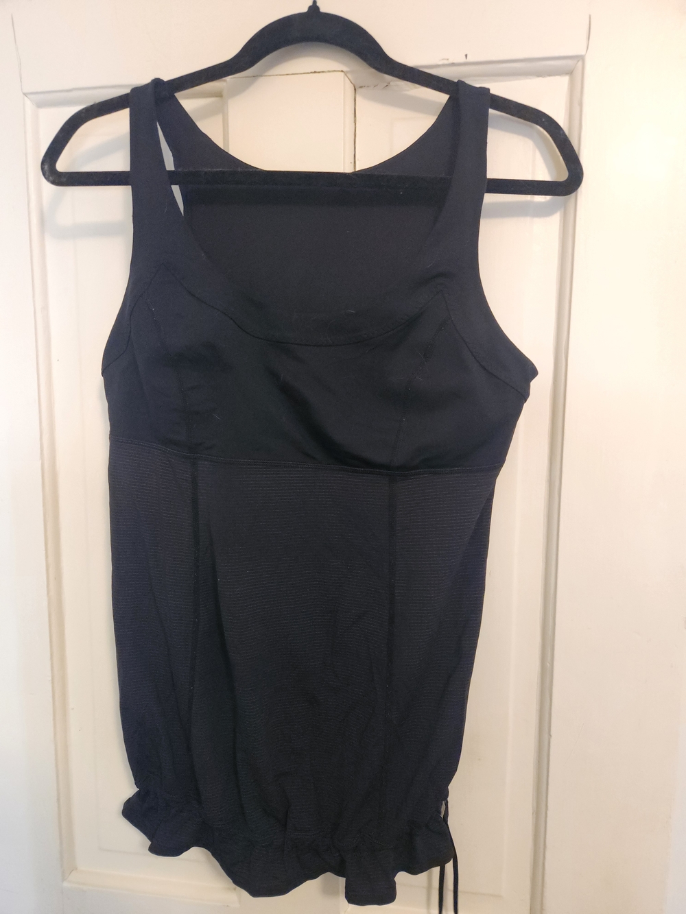 Black Sleeveless Tank Top